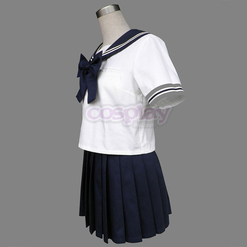 Royal Blå Short Sleeves Sailor Uniform 8 Cosplay Kostymer Online Butikken