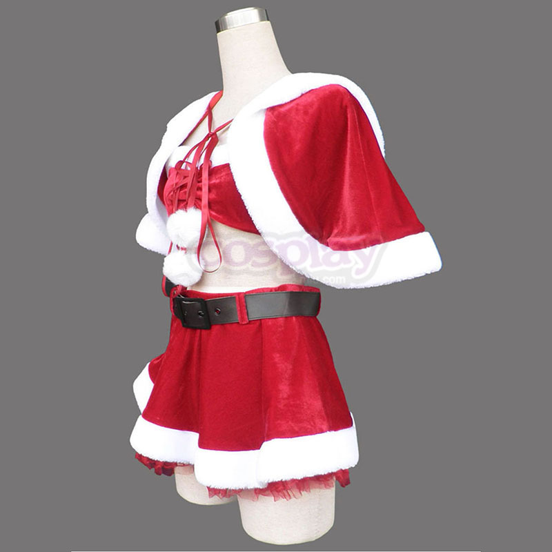 Rød jule Lady Kjoler 5 Cosplay KostymerOnline Butikken