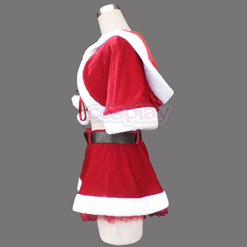Rød jule Lady Kjoler 5 Cosplay KostymerOnline Butikken