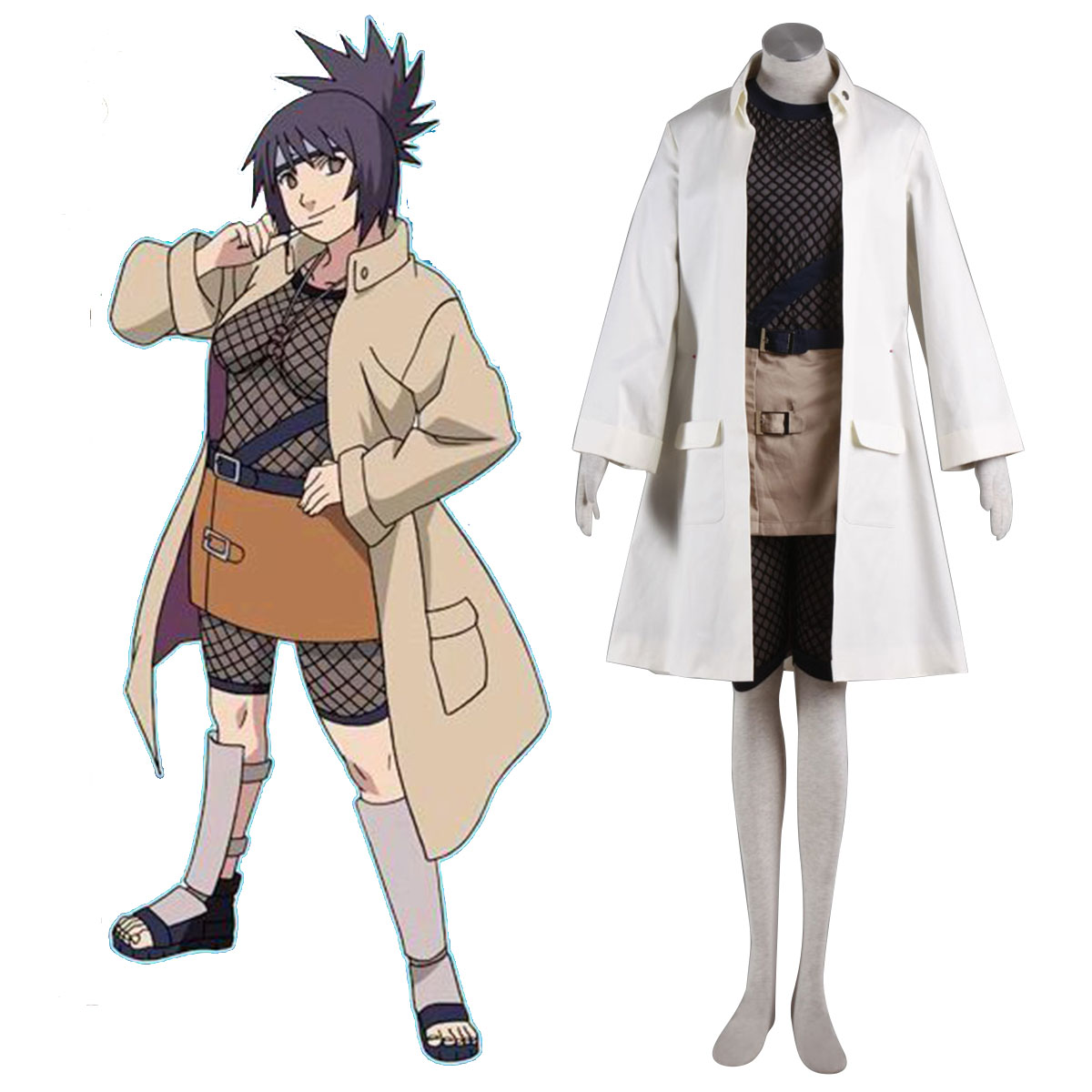 Naruto Mitarashi Anko Cosplay Kostymer Online Butikken
