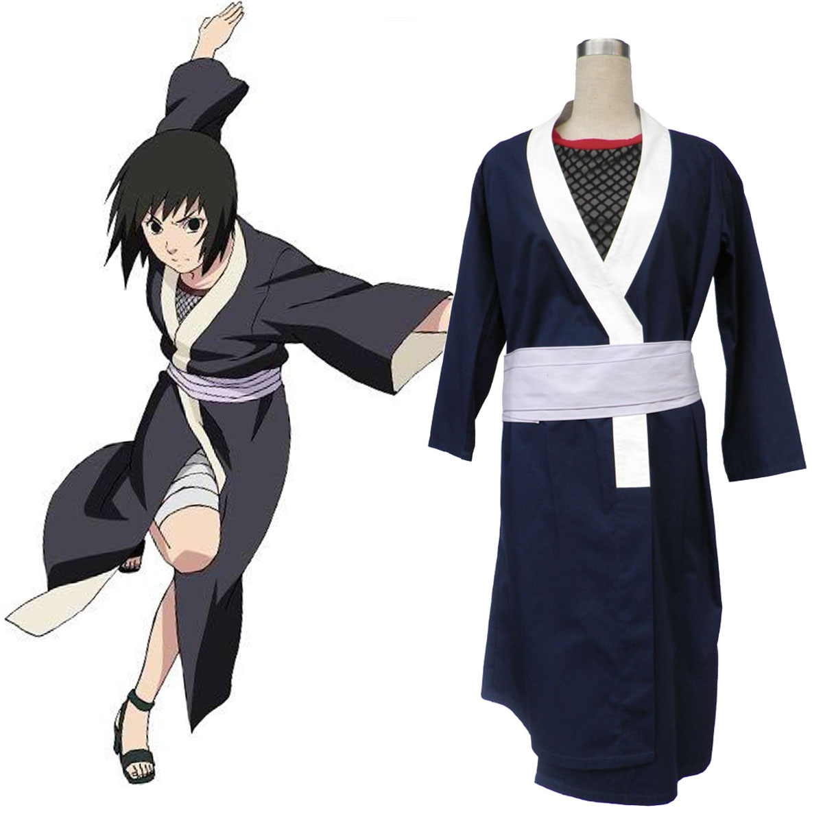 Naruto Shizune Cosplay Kostymer Online Butikken