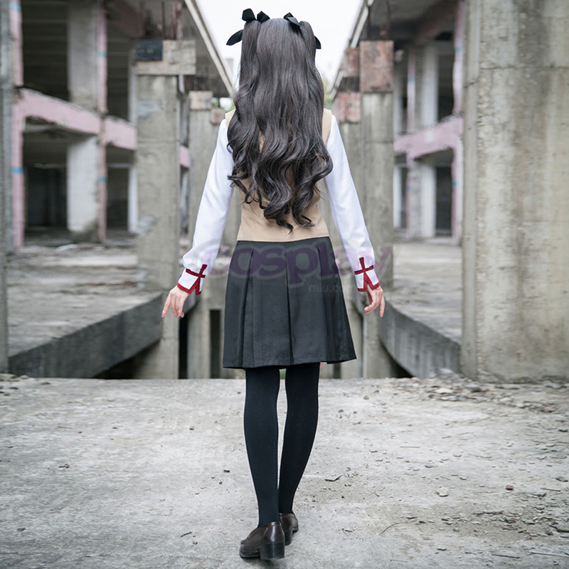 The Holy Grail War Tohsaka Rin 3 School Uniform Cosplay Kostymer Online Butikken
