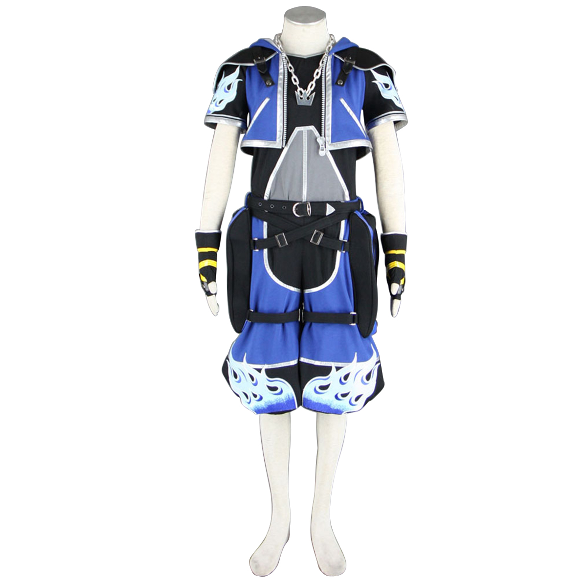 Kingdom Hearts Sora 2 Blå Cosplay Kostymer Online Butikken