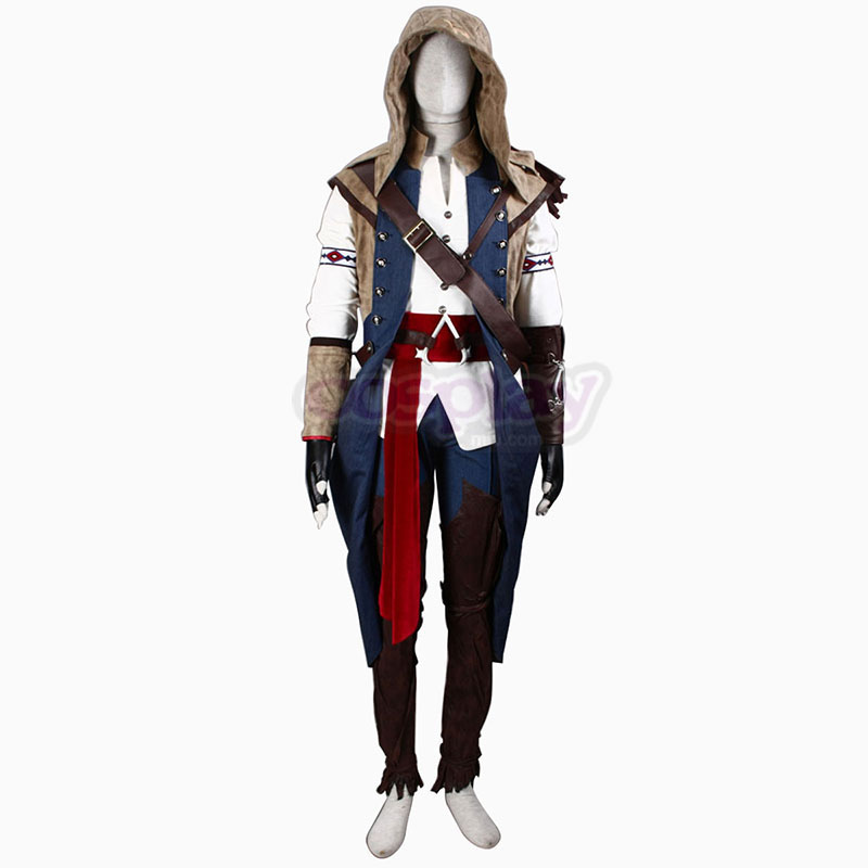 Assassin's Creed III Assassin 7 Cosplay Kostymer Online Butikken
