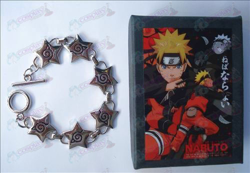 Naruto Konoha pentacle armbånd (boks)
