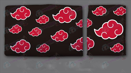 Naruto Red Cloud fold lommebok QB3151 (kort)