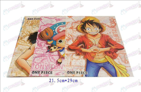 To ni år etter at One Piece Tilbehør preget plakat 21.5 * 29