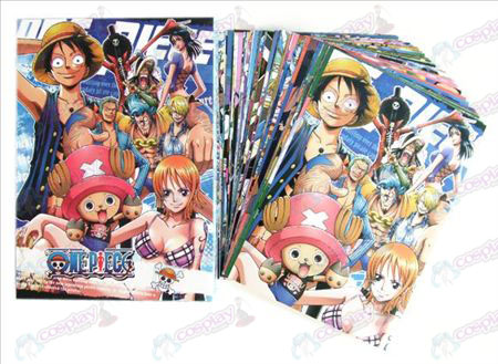 One Piece tilbehør Postkort + kort 1