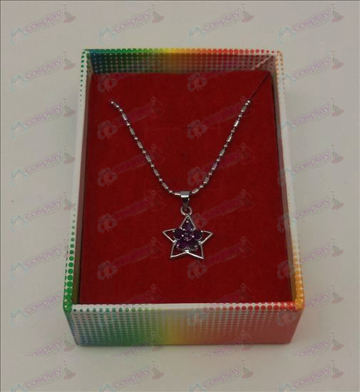 Lucky Star Tilbehør Diamond Necklace (Purple)