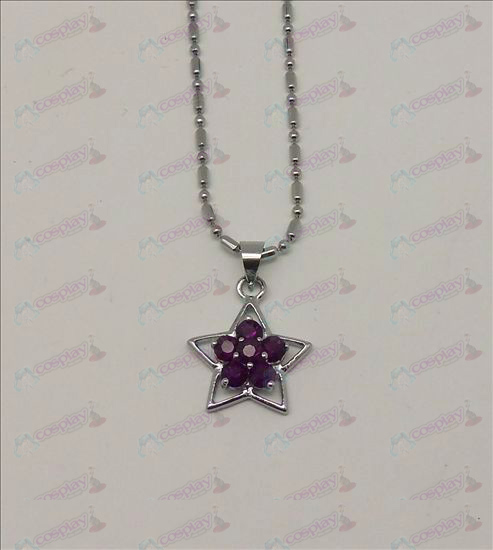 Blister Lucky Star Tilbehør Diamond Necklace (Purple)