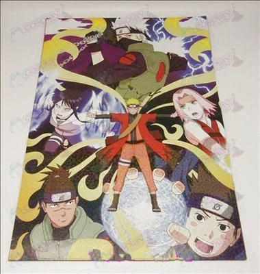42 * 29cm Naruto 8 + kort festet plakater
