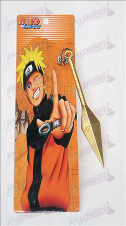 Naruto lider ingen kniv spenne (gull 15cm)