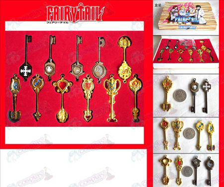 Fairy Tail Tilbehør Key Set