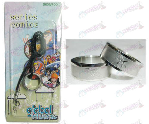Gin Tama Tilbehør Frosted Ring Necklace - Rope