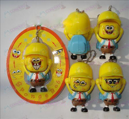 Spongebob Squarepants Tilbehør ansikt dukke ornamenter (a) Blå Bag