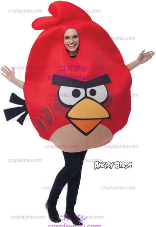 Angry Birds Rød Adult One Size
