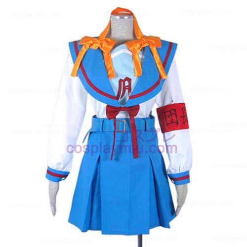 Haruhi Suzumiya jente Uniform Asahina Mikuru Cosplay Kostymer
