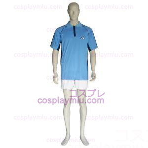 The Prince Of Tennis Jyousei Shounan Light Blue and White Cosplay Kostymer