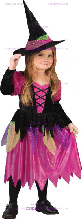Rainbow Witch Toddler Kostymer