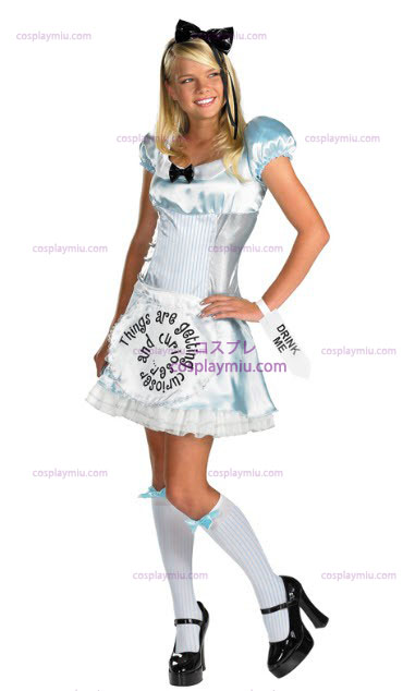 Alice in Wonderland Voksen og Junior Kostymer
