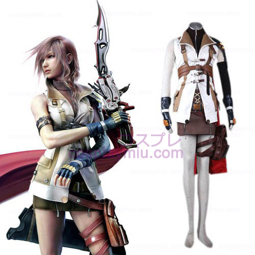 Final Fantasy XIII 13 Lightning Cosplay Kostymer