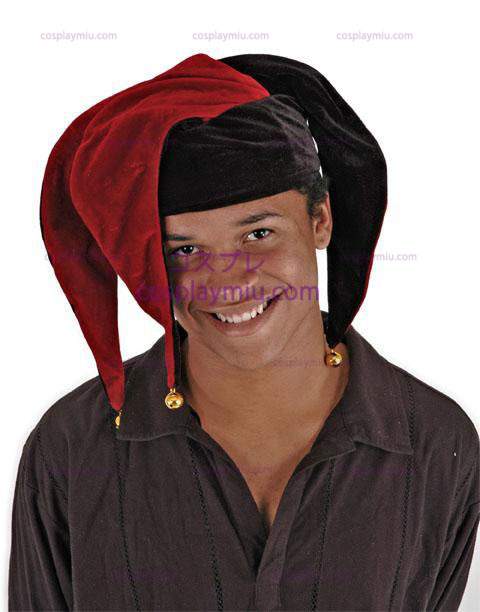 Floppy Jester Red and Black Adult hatter