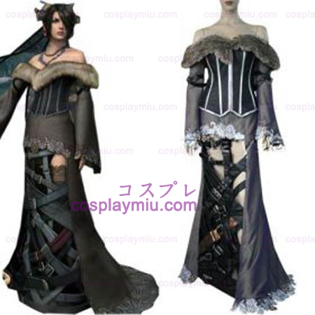 Final Fantasy X Lulu Cosplay Kostymer