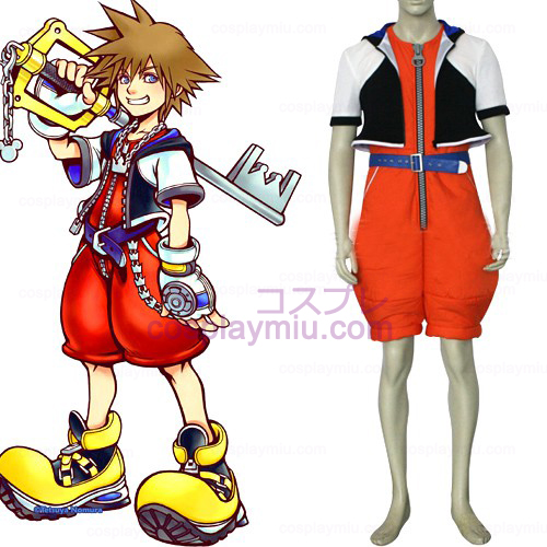 Kingdom Hearts 1 Sora menn Cosplay Kostymer