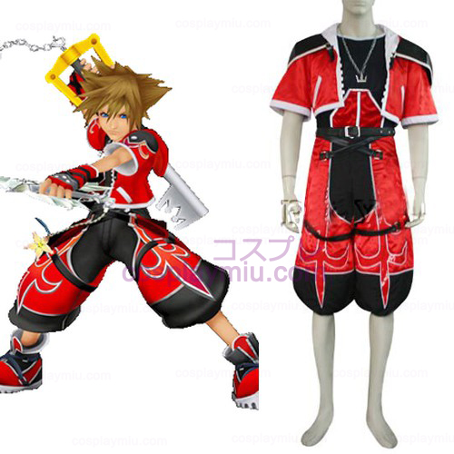 Kingdom Hearts 2 Sora Brave Form Cosplay Kostymer