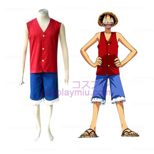 One Piece Ruffy Cosplay Kostymer