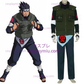 Naruto Asuma Sarutobi Cosplay Kostymer