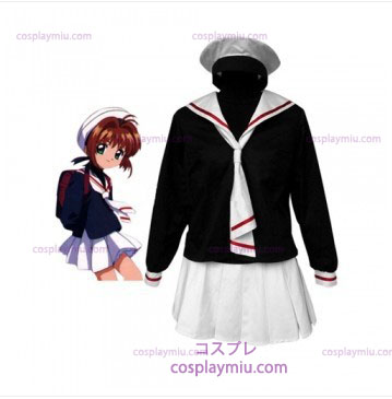 Cardcapture Sakura Tomoe Primary School Girls Cosplay Kostymer