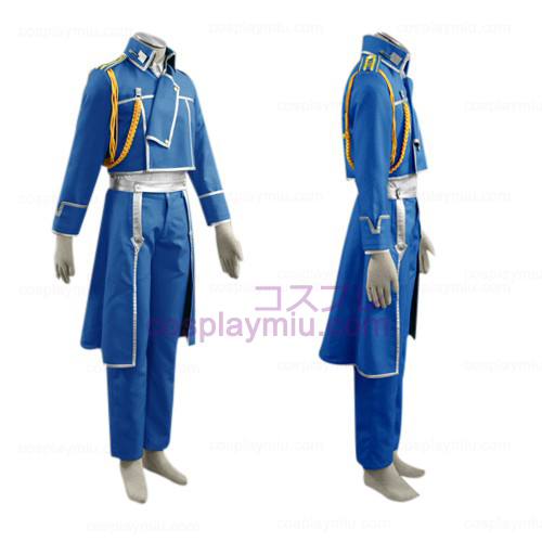 Fullmetal Alchemist Roy Mustang Military Cosplay Kostymer