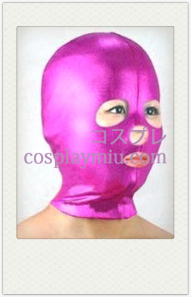 Pink Kvinne Latex maske med åpne øyne, nese og munn
