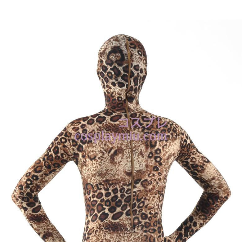 Leopard mønster Zentai Suit