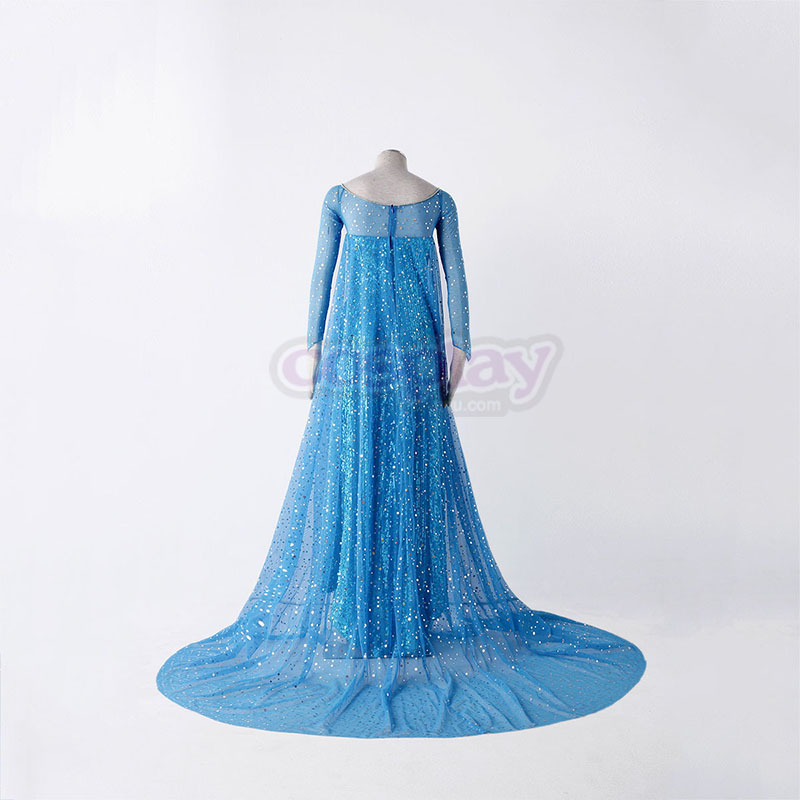 Frozen Elsa 1 Blå Cosplay Kostymer Online Butikken