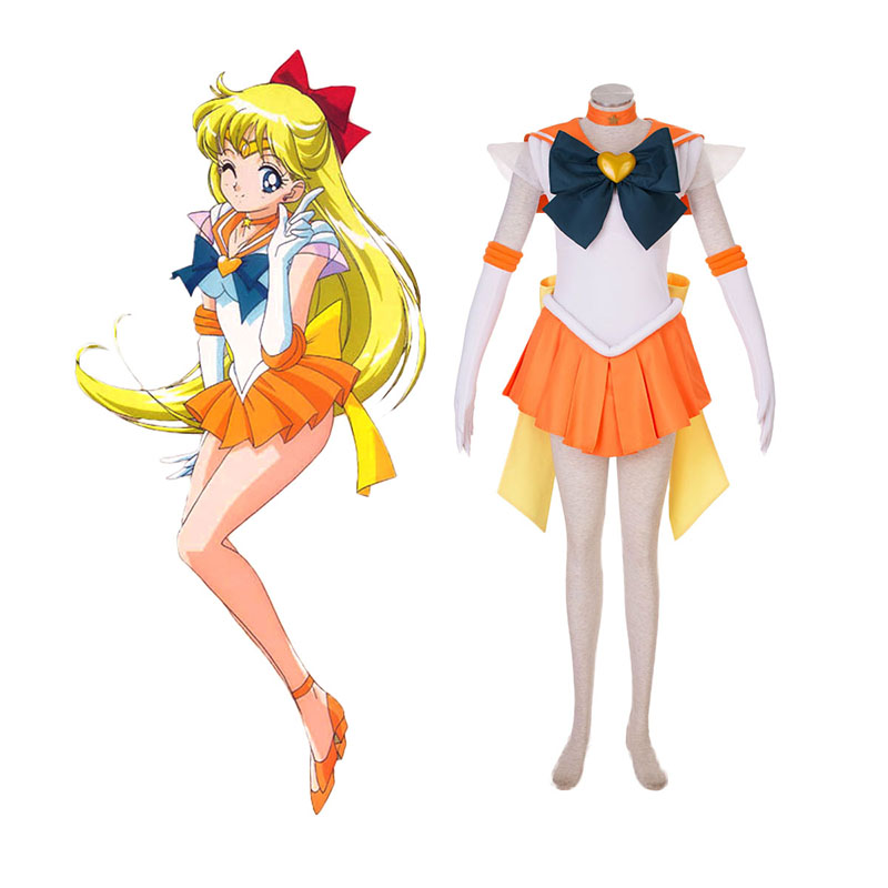 Sailor Moon Minako Aino 3 Cosplay Kostymer Online Butikken