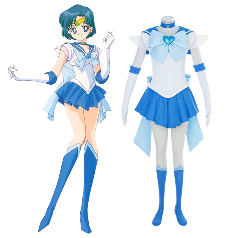 Sailor Moon Mercury 3 Cosplay Kostymer Online Butikken