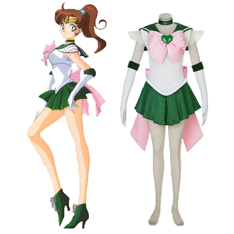 Sailor Moon Kino Makoto 3 Cosplay Kostymer Online Butikken