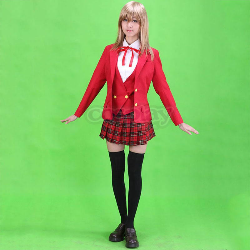 Magister Negi Magi Vinter Skole uniform Cosplay Kostymer Online Butikken