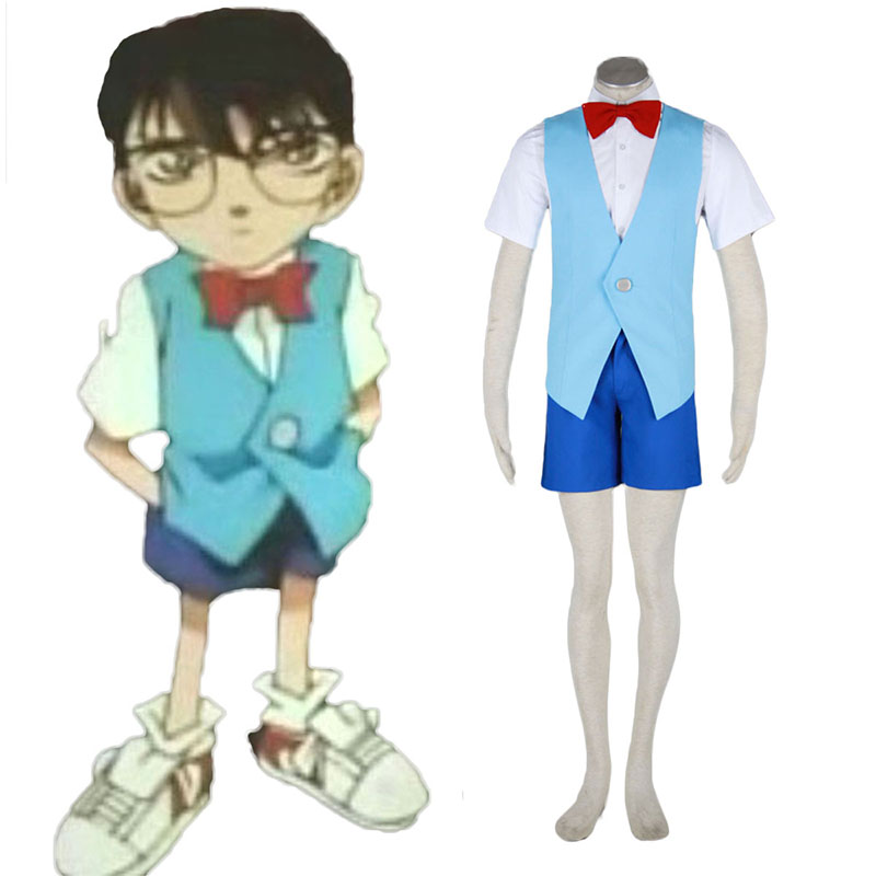 Detective Conan Edogawa Konan Sommer Uniform 2 Cosplay Kostymer Online Butikken