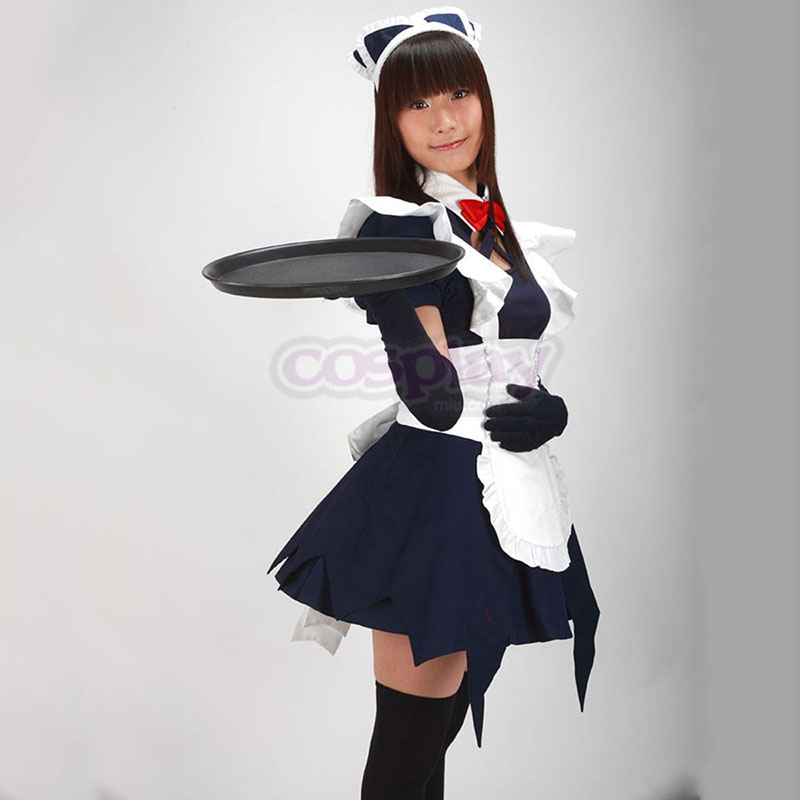 Blå Maid Uniform 12 Cosplay Kostymer Online Butikken