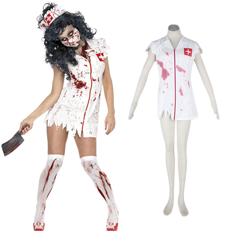Halloween Kultur Zombie Burst Blod Sykepleiere en Cosplay KostymerOnline Butikken