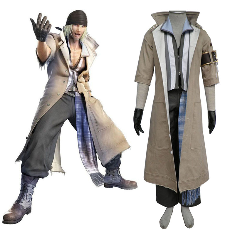 Final Fantasy XIII Snow Villiers 1 Cosplay Kostymer Online Butikken