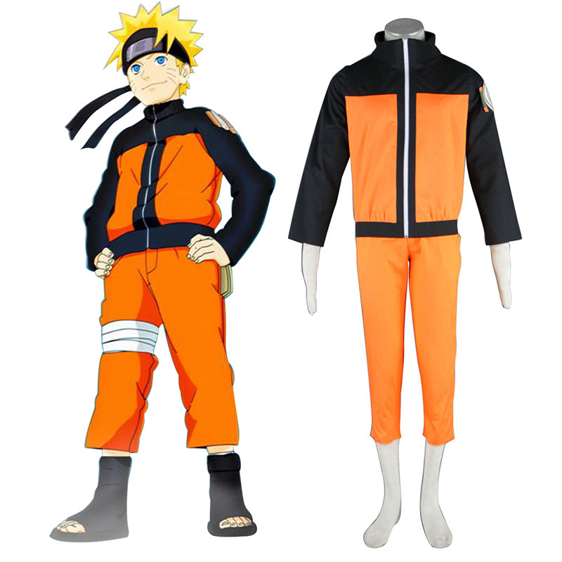 Naruto Shippuden Uzumaki Naruto 2 Cosplay Kostymer Online Butikken