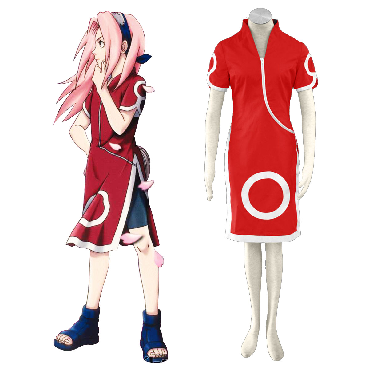 Naruto Haruno Sakura 1 Cosplay Kostymer Online Butikken