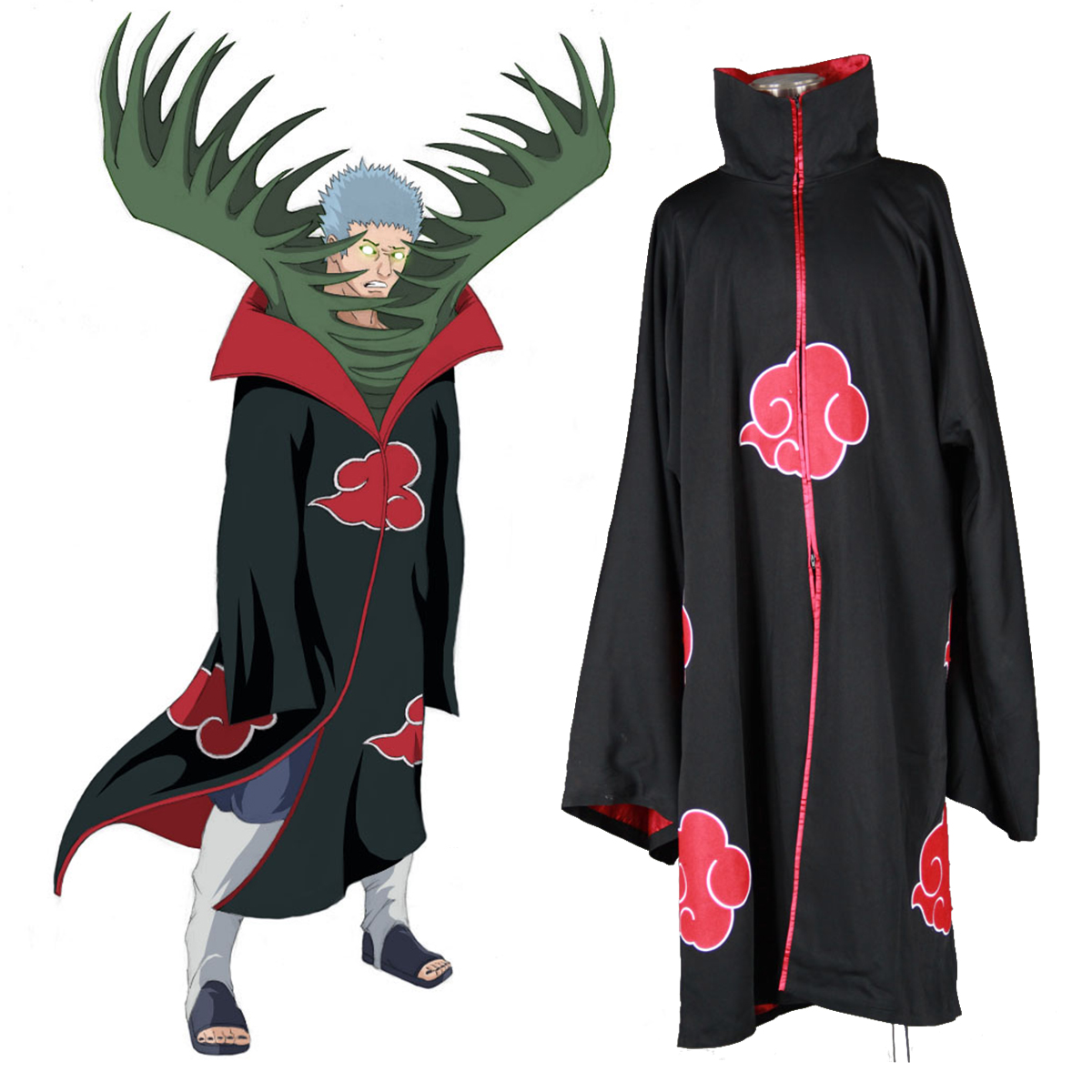 Naruto Akatsuki Organization 2 Cosplay Kostymer Online Butikken