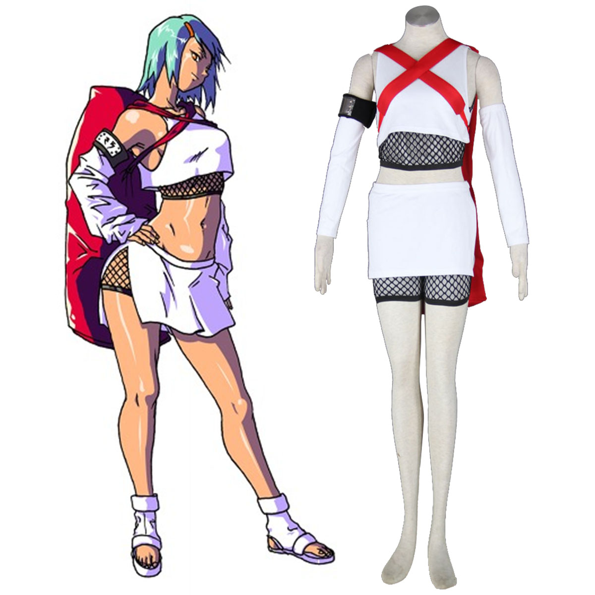 Naruto Jinchuriki Fuu 1 Cosplay Kostymer Online Butikken