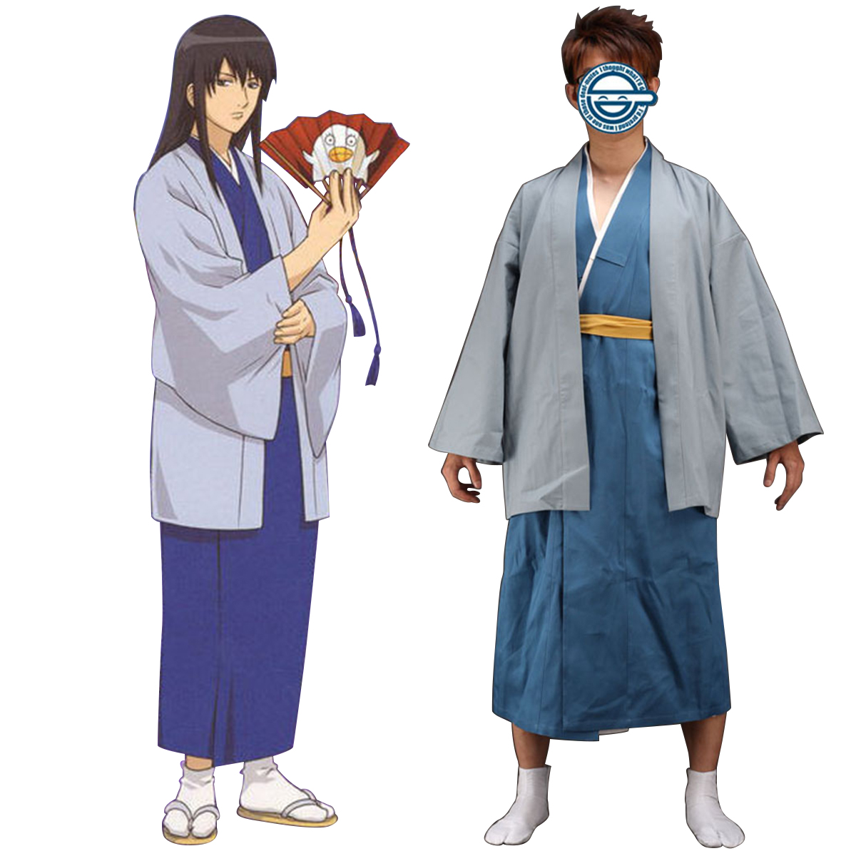 Gin Tama Katsura Kotarou 1 Cosplay Kostymer Online Butikken