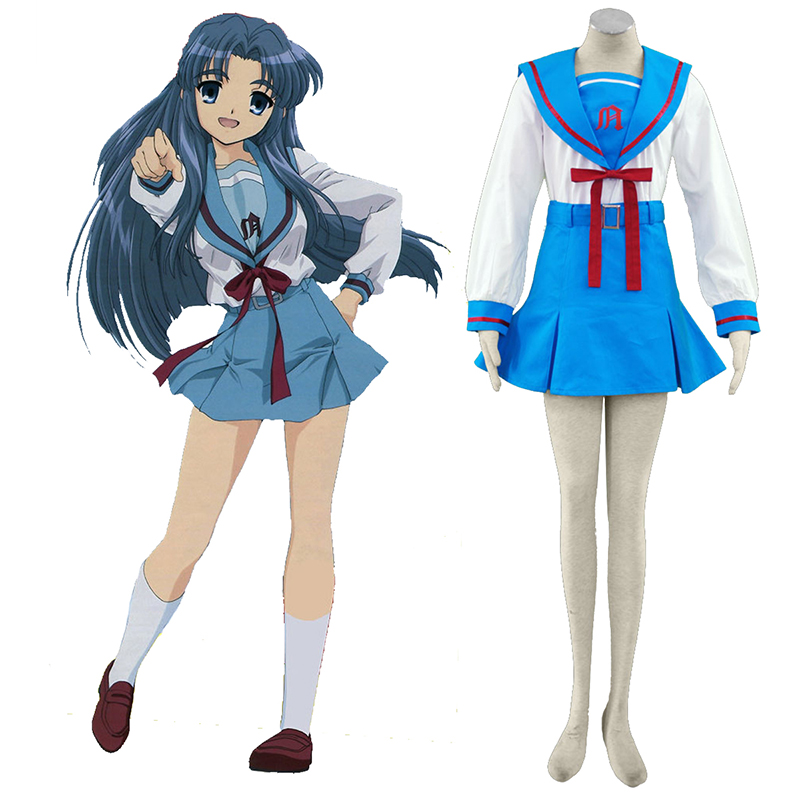 Haruhi Suzumiya Asakura Ryoko 2 Cosplay Kostymer Online Butikken